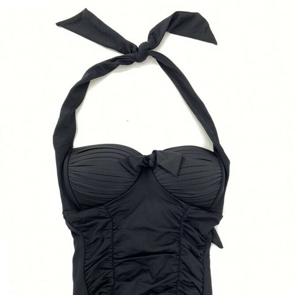 Seafolly 1 Piece Old Hollywood Goddess Halter NWT - Picture 5 of 11